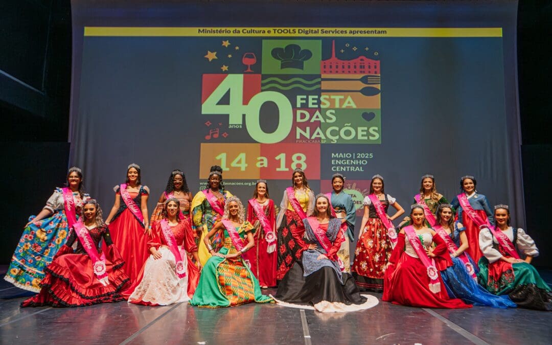 Desfile das Rainhas da 40ª Festa das Nações acontece no sábado, 03/05