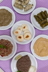 Foto da gastronomia de Nações Árabes