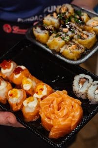 Foto da gastronomia de Japão